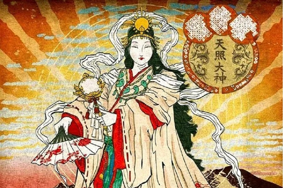 Chân dung Nữ thần Mặt trời Amaterasu/ Photo: wanosuteki.jp