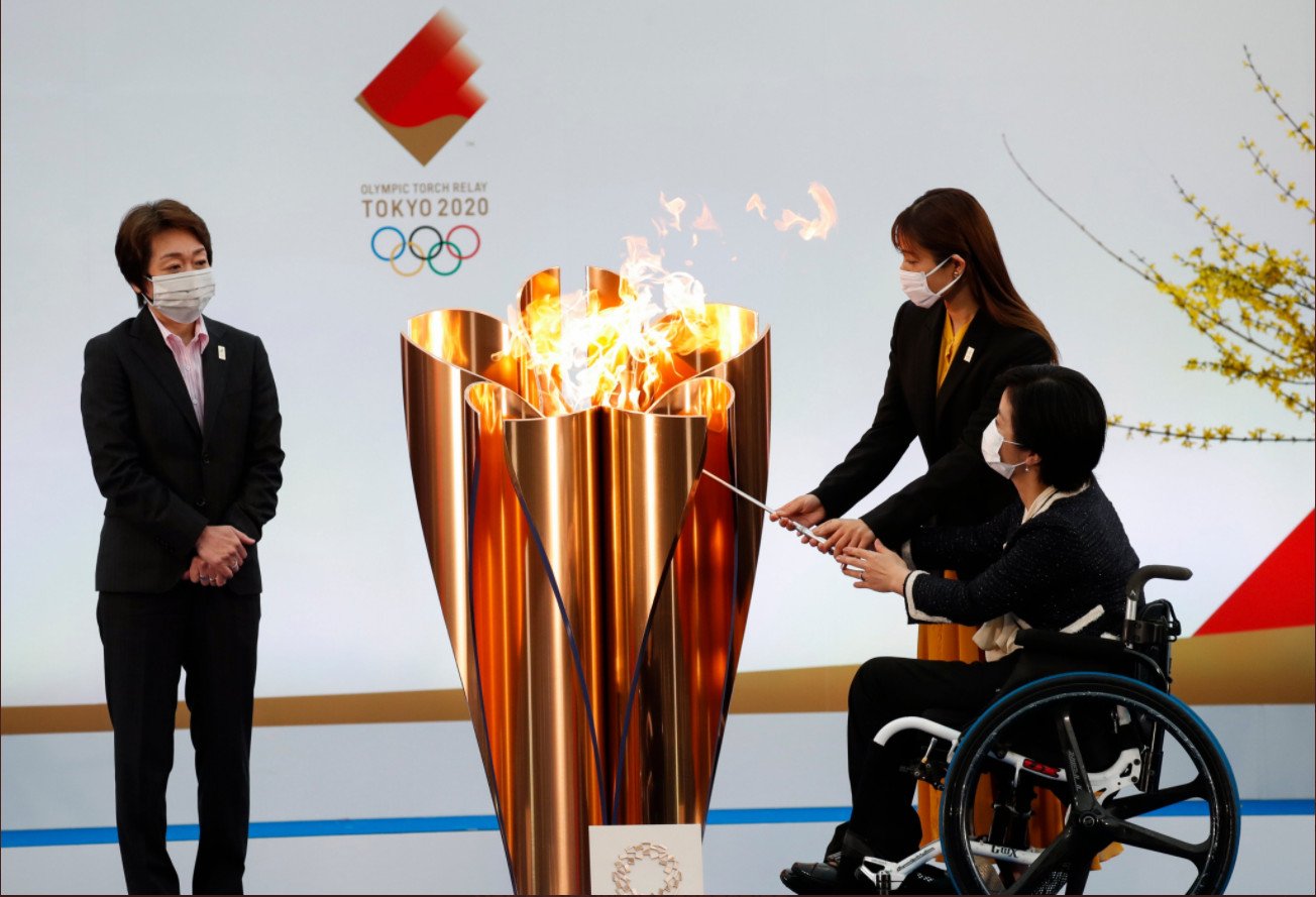 Ngọn đuốc Olympic Tokyo 2020/ Photo: Twitter/Tokyo2020