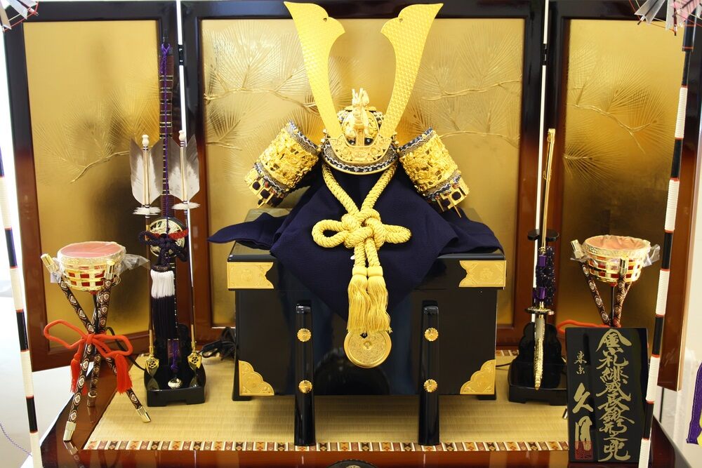 Mũ Kabuto được trang trí trong ngày Kodomo no Hi/ Photo: hisgo.com