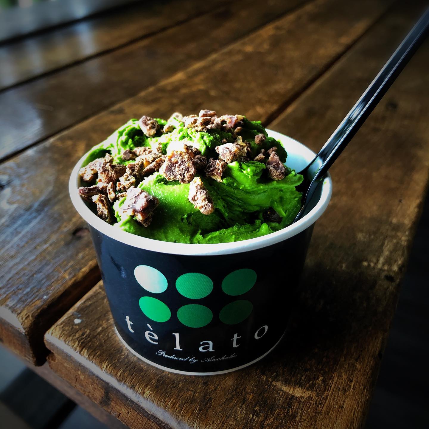 Cửa hàng Telato - nơi bày bán kem matcha ở 5 cấp độ / Photo: https://www.facebook.com/ 抹茶ジェラートｔｅｌａｔｏ
