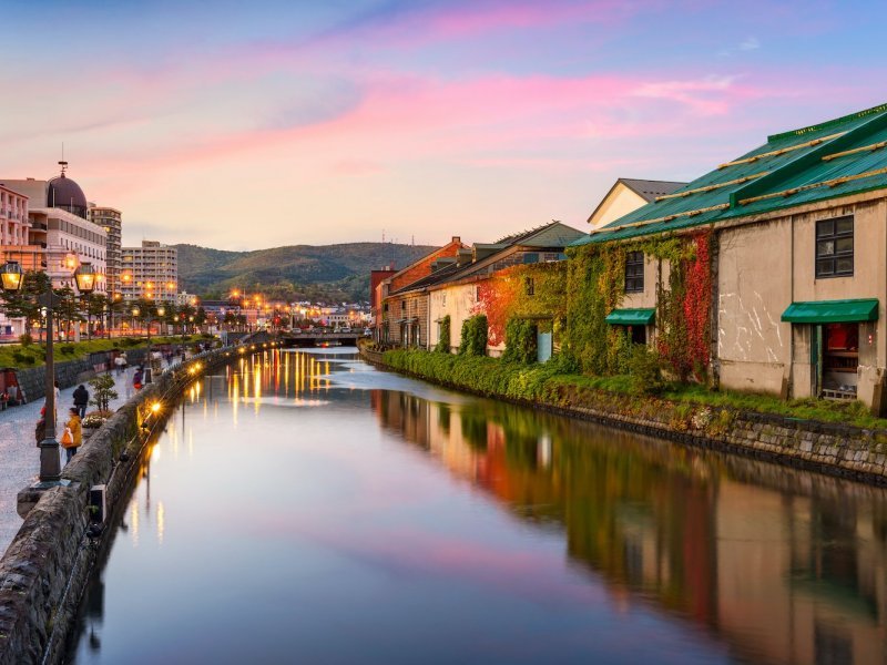 Kênh đào Otaru vào buổi chiều tà / Photo: https://en.japantravel.com