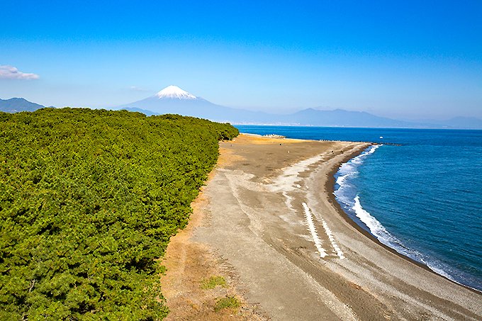 Bờ biển Miho 三保海岸（Shizuoka）/ Photo: https://www.travel.co.jp