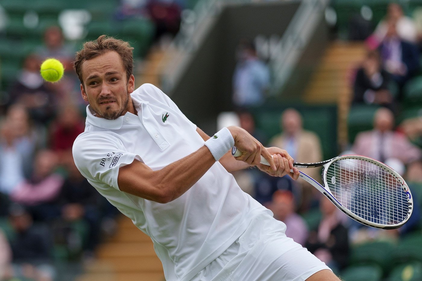 Tay vợt số 2 thế giới của nam, Daniil Medvedev / Photo: https://www.wimbledon.com
