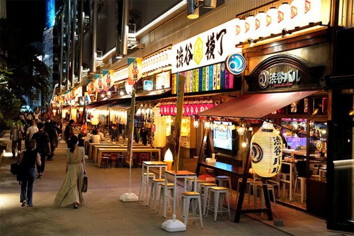 Nonbei Yokocho (のんべい 横丁) nghĩa đen là “con hẻm của người say rượu”/ Photo: https://www.syokuraku-web.com