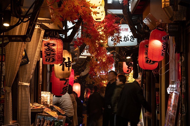 Omoide Yokocho (思い出 横丁) là một con hẻm hẹp gần cửa Tây của ga Shinjuku/ Photo: https://mytown.mizuho-re.co.jp