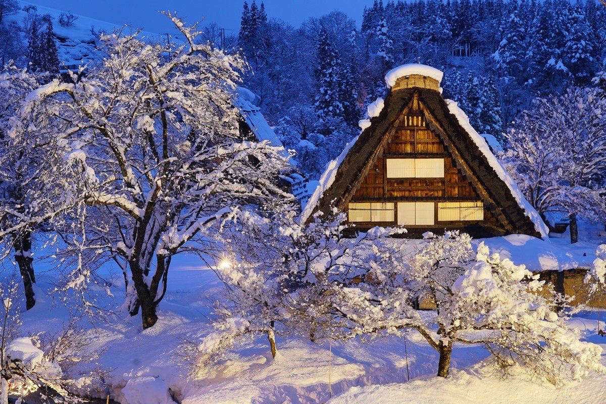 Gassho-zukuri là kiến trúc nhà cho ngôi làng / Photo: https://www.nouhibus.co.jp