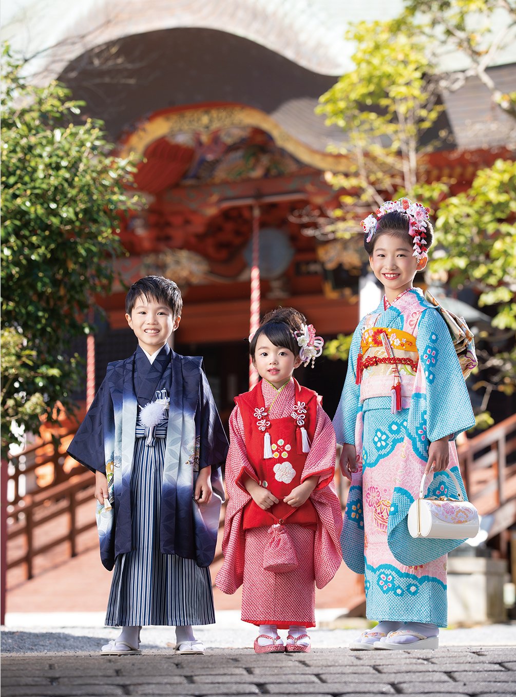 Vào ngày lễ hội này các trẻ em sẽ được khoác lên mình bộ kimono truyền thống / Photo: https://isetan-photo.co.jp